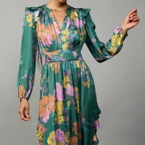 Current Air - Emmaline Botanical Midi Dress
